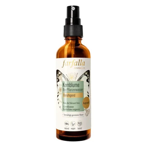 farfalla, Farfalla Bio-Pflanzenwasser Kornblume (75ml)
