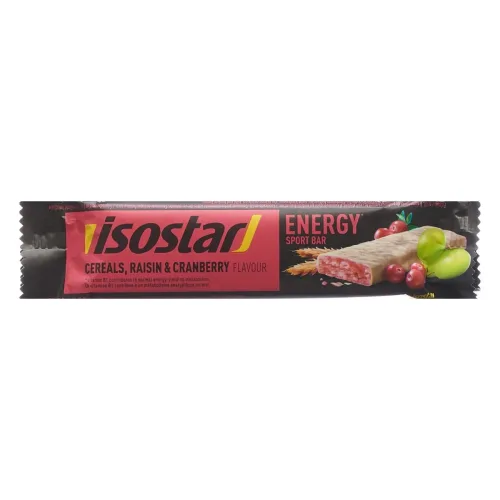 isostar, ISOSTAR Energy Riegel Raisin + Cranberry (40g)