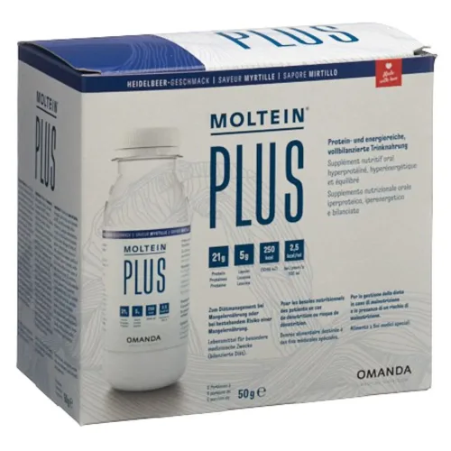 Moltein, MOLTEIN PLUS 2.5 Heidelbeere (6x50g)