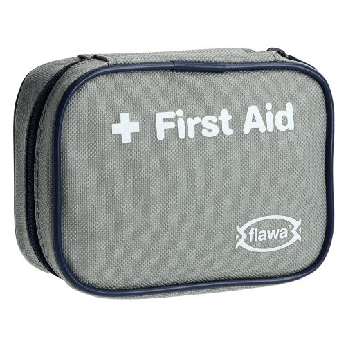FLAWA, FLAWA Taschenapotheke Etui, Erste-Hilfe-Set, grau (1 Stk)