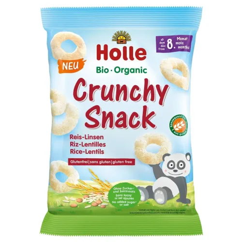 Holle, Holle Bio-Crunchy Snack Reis-Linsen (25g)