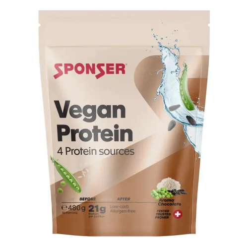 SPONSER, SPONSER Vegan Protein Chocolate (480g)