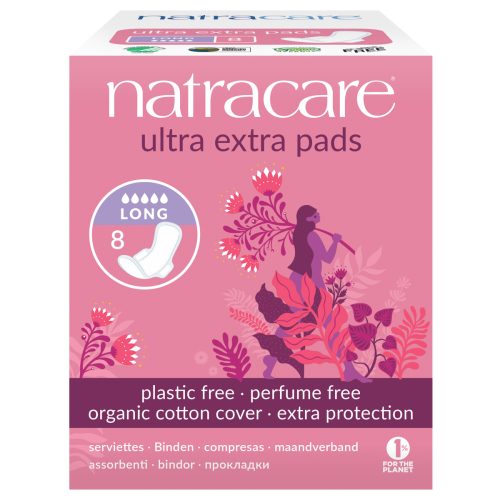 Natracare, Natracare Damenbinden Flügel ultra extra lang (8 Stk)