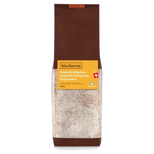 biofarm, biofarm Dinkel Vollgriess Knospe (500g)