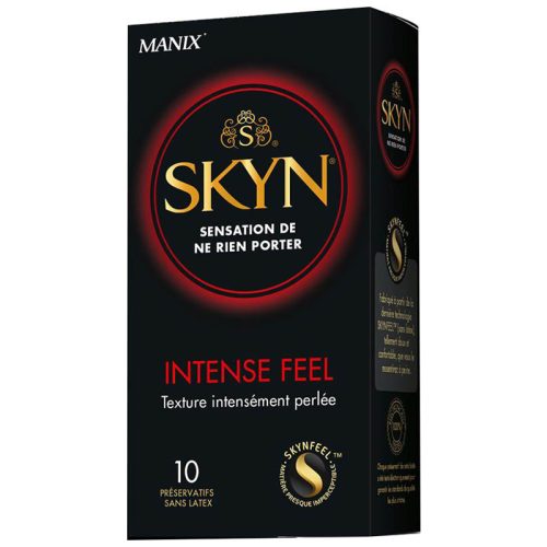Manix, Manix - Skyn Intense Feel Latexfreie Kondome - Nude - Polyisopren - 10 Stück