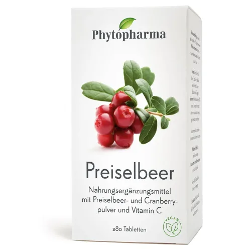 Phytopharma, Phytopharma Preiselbeer Tabletten (280 Stk)