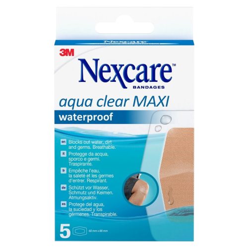 3M Nexcare, 3M Nexcare Aqua Clear Maxi waterproof 60x88mm (5 Stk)