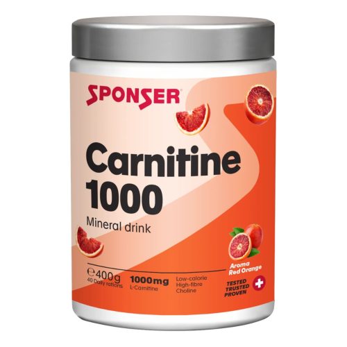 SPONSER, Sponser Carnitin 1000 Mineraldrink Red Orange (400g)