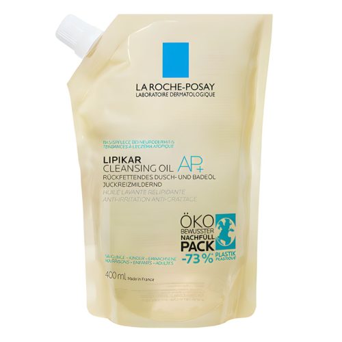 La Roche Posay, La Roche Posay - Lipikar Dusch- und Badeöl AP+ Nachfüllpack, Lipikar Duschöl AP Refill, 400 ml