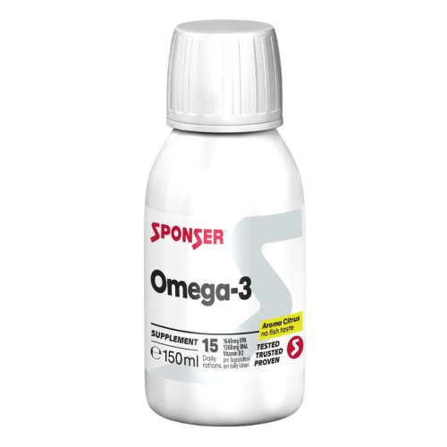 SPONSER, Sponser Omega-3 Plus Citrus 150 ml Nahrungsergänzung Weiss, Herren, Größe: 0