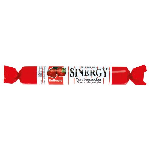 Sinergy Traubenzucker Erdbeere 40 g