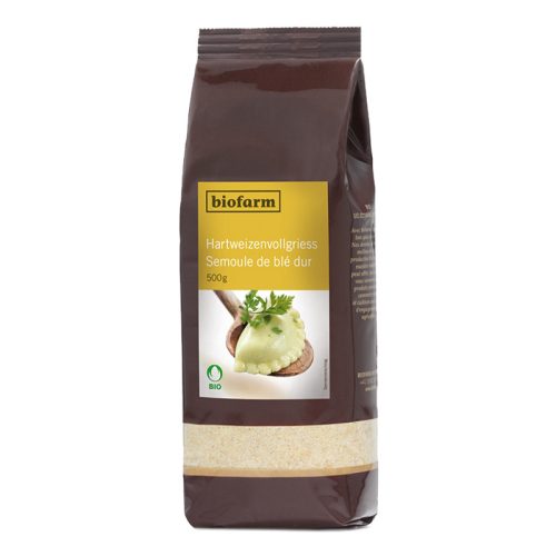 biofarm, biofarm Hartweizenvollgriess Knospe (500g)