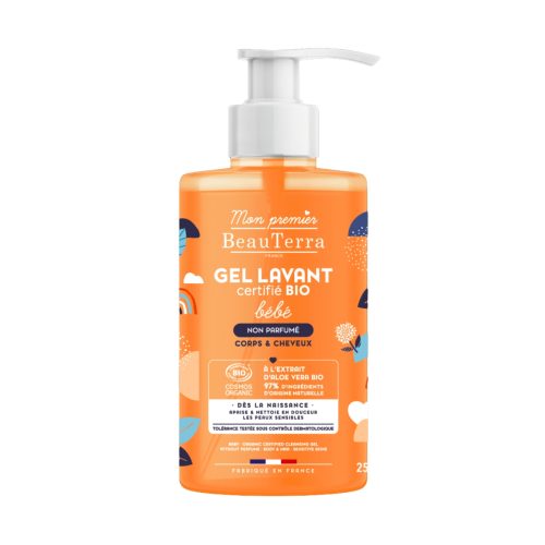 BeauTerra, BeauTerra Baby Duschgel ohne Parfum Bio (750ml)