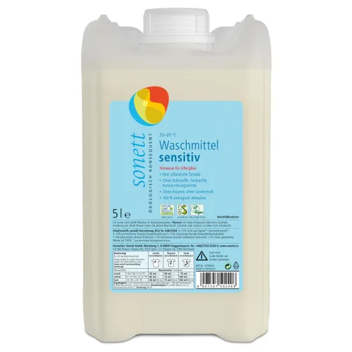 Sonett, SONETT Waschmittel sensitiv 30°-95°C (5L)