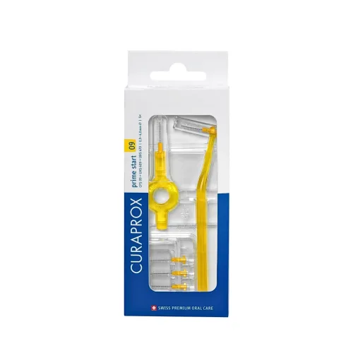 CURAPROX, CURAPROX - Interdentalbürste Set prime start, Gr. 011, 5 Stk.,  Gelb