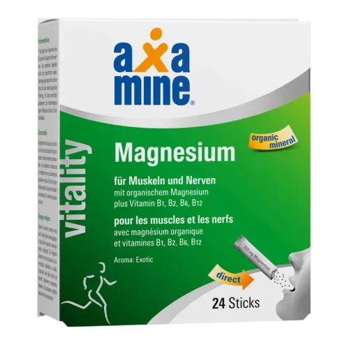 Axanova, Axanova 24-Pack Magnesium Sticks Nahrungsergänzung Grün, Herren, Größe: 0