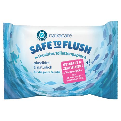 Natracare, Natracare Safe Flush feuchtes Toilettenpapier (30 Stk)