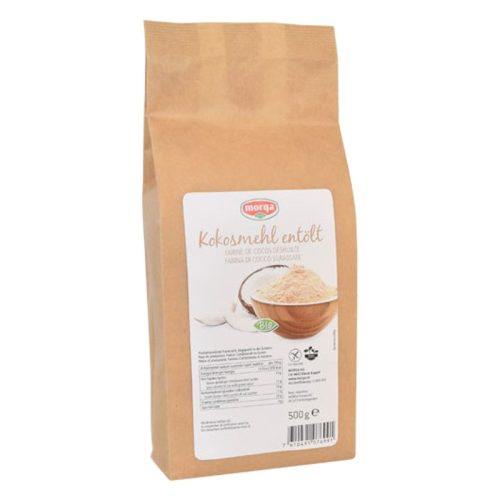 morga, morga Kokosmehl entölt glutenfrei Bio (500g)