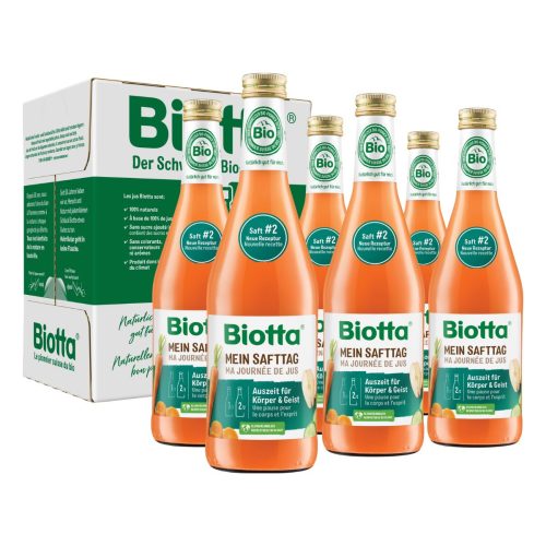 Biotta AG, Biotta Mein Safttag 2 6 Fl 5 dl