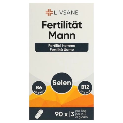 Livsane, Livsane Fruchtbarkeit Mann - mit Selen, B6, B12 und DHA