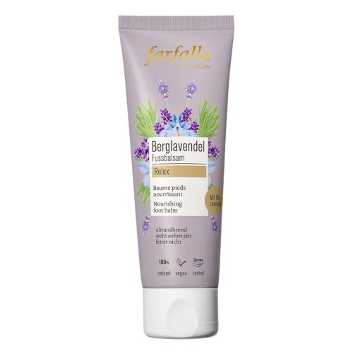 FARFALLA ESSENTIALS AG, FARFALLA Fussbalsam Berglavendel Tb 75 ml