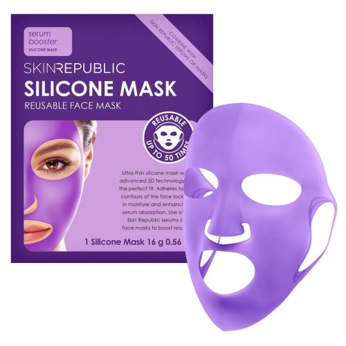 Skin republic, Skin republic - Wiederverwendbare Silikonmaske, Silicon, 1 Stück