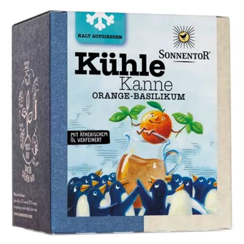 SONNENTOR, Sonnentor Kühle Kanne Teepyramiden Orange-Basilikum BIO (16 Stk)