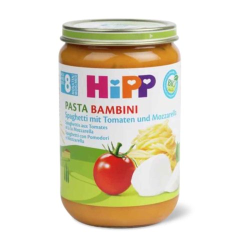 Hipp, Hipp PASTA BAMBINI Spaghetti Mit Tomaten und Mozzarella (220g)