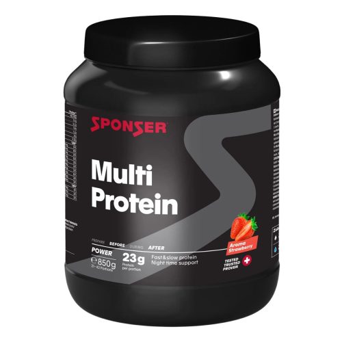 SPONSER, SPONSER Multi Protein CFF Erdbeere, 850 g Dose bunt