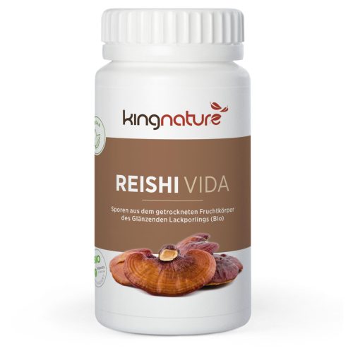 Kingnature, kingnature REISHI VIDA Kapseln, 300mg, Bio Sporen (120 Stk)