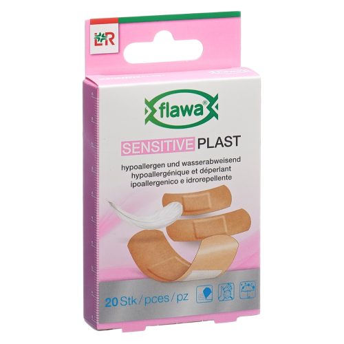 FLAWA, flawa SENSITIVE Plast Pflasterstrips 3 Grössen (20 Stk)