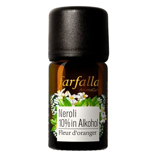 farfalla, Farfalla Neroli 10% Orangenblüten Ätherisches Öl Bio (5ml)