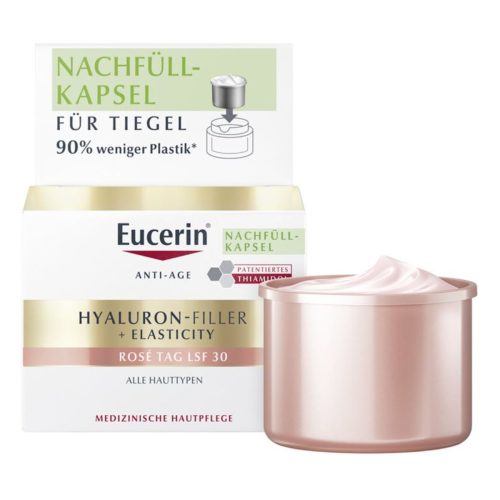 Eucerin, Eucerin - Hyaluron-Filler + Elasticity Tagespflege Rose LSF 30 Nachfüllkapsel, 50 ml