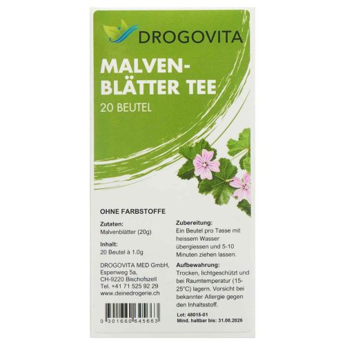 Drogovita, Drogovita Malvenblätter Tee (20 Stk)