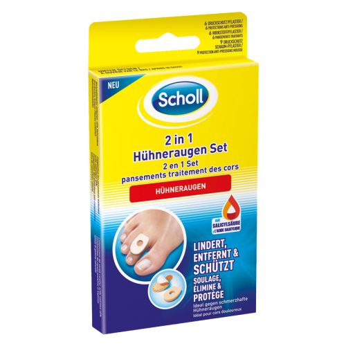 Scholl, Scholl 2in1 Hühneraugen Set (1 Stk)