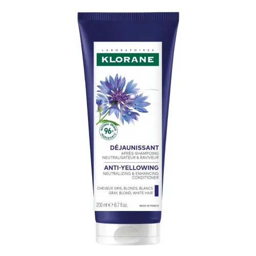 KLORANE, KLORANE - Anti-Gelbstich Pflegebalsam, BIO-Kornblume, 200 ml