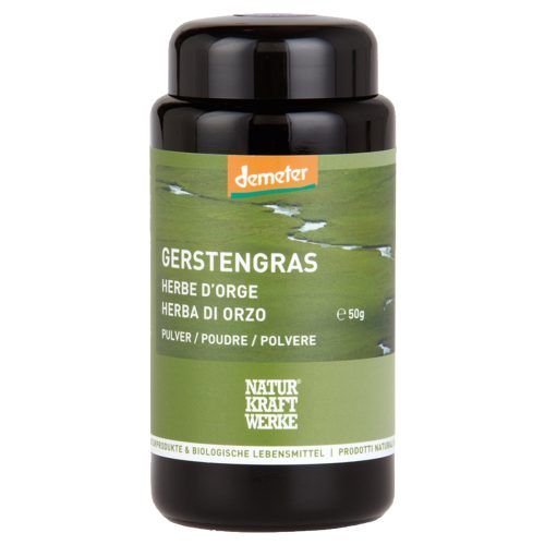 Naturkraftwerke, NATURKRAFTWERKE Gerstengras Pulver Demeter (50g)