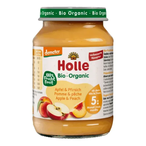 Holle, Holle Bio Apfel & Birne mit Hafer (190g)