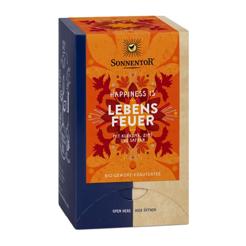 SONNENTOR, Sonnentor Happiness Is Lebensfeuer Bio Tee (18x1.7g)