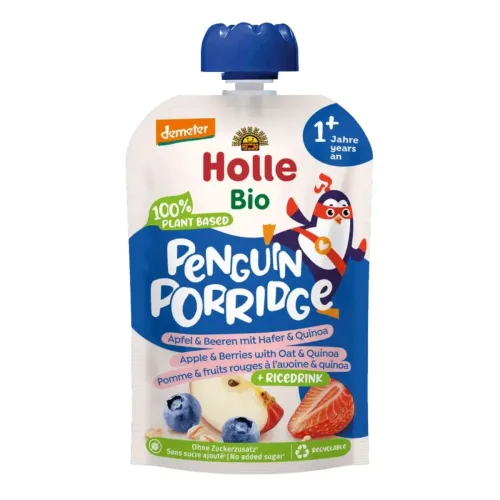 Holle, Holle Bio Penguin Porridge Quetschbeutel (110g)