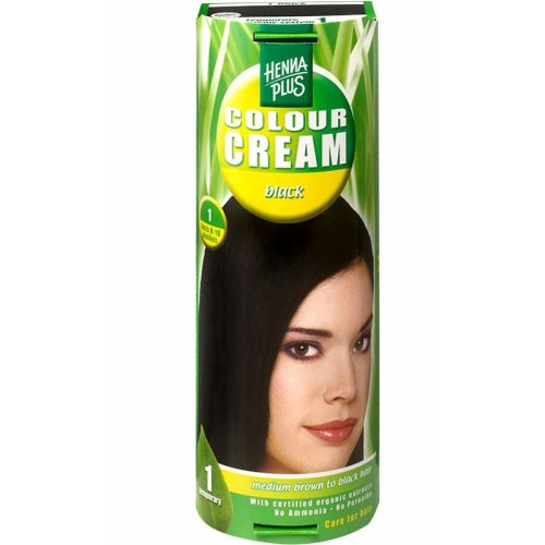 Henna Plus, HENNA PLUS Colour Cream 1 schwarz 60 ml