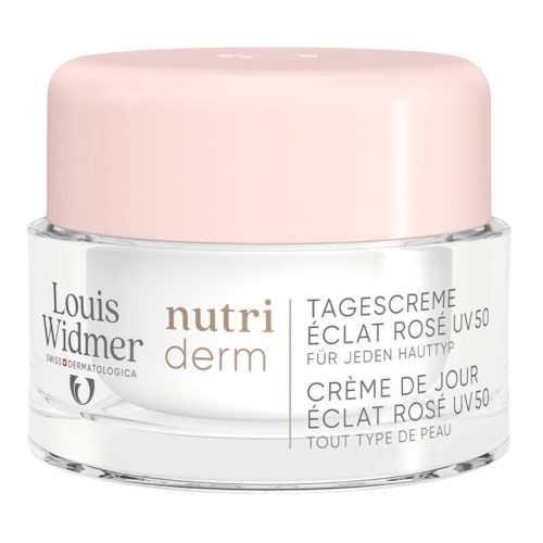 Louis Widmer, Louis Widmer - nutriderm Tagescreme Éclat Rosé UV 50 ohne Parfum, 50 ml