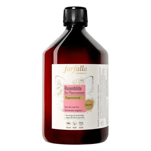 farfalla, Farfalla Rosenblüte Bio Pflanzenwasser (500ml)