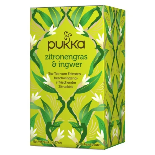 Pukka, Pukka Zitronengras & Ingwer Tee Bio (20 Beutel)