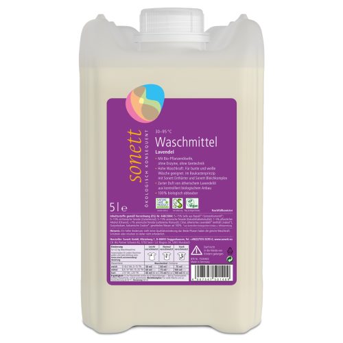 Sonett, Sonett Waschmittel Lavendel 30°-95°C (5l)