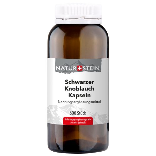 Drogovita MED GmbH, NATURSTEIN Schwarzer Knoblauch Kapseln 600 Stück