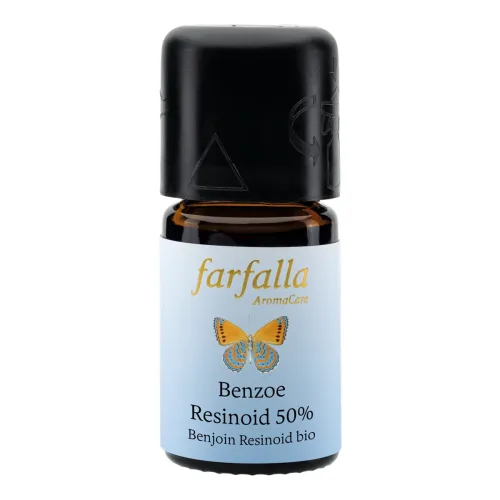 farfalla, FARFALLA Benzoe Siam Resinoid 50% &Auml;th/&Ouml;l Bio 5 ml