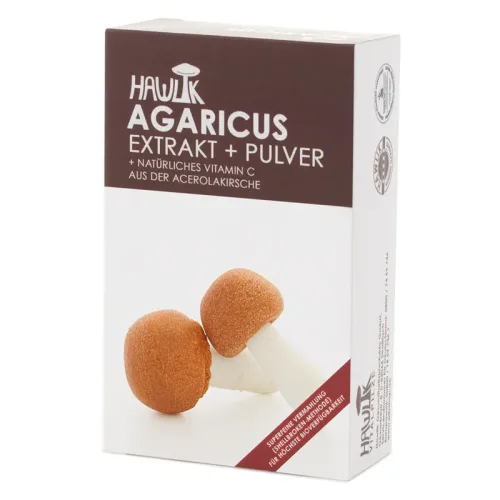 HAWLIK, HAWLIK Agaricus Extrakt + Pulver Kapseln (60 Stk)