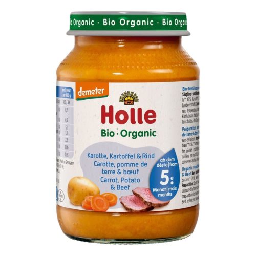 Holle, Holle Karotte, Kartoffel & Rind Bio (190g)