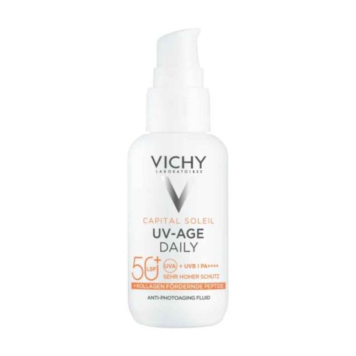 VICHY, VICHY - Capital Soleil tägliches Anti-Photoaging Fluid UV-Age Daily LSF 50+ / PPD 46, Capital Soleil UV age SPF50+, 40 ml